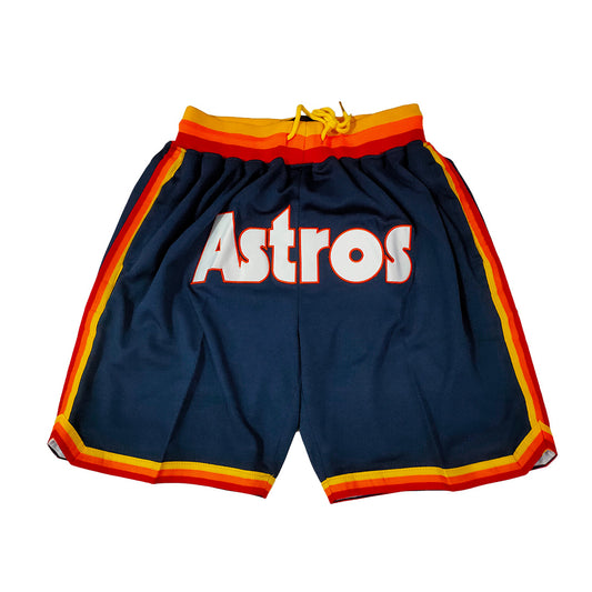 Astros Tri-Color Vintage Shorts